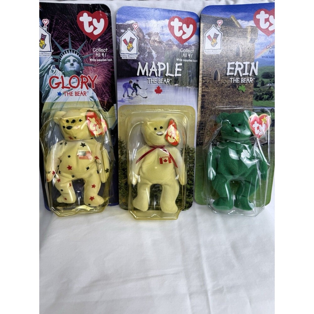 1999 McDonald's Ty Teenie Beanie Baby Lot 3 Sealed Package